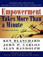 скачать книгу Empowerment Takes More Than a Minute автора John Carlos