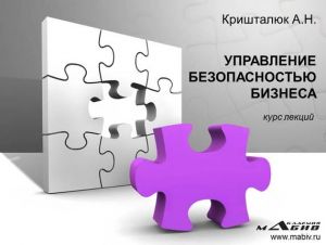 обложка книги Управление безопасностью бизнеса автора Александр Кришталюк