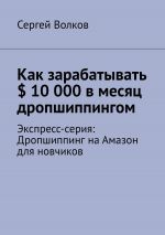скачать книгу Как зарабатывать $ 10 000 в месяц дропшиппингом автора Алексей Злобин