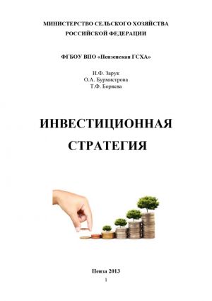 обложка книги Инвестиционная стратегия автора Наталья Зарук